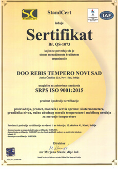 Rebis-tempero-merni-uredjaji-Standcert-Sertifikat